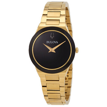 Đồng hồ nữ Bulova Millennia Quartz mặt đen 97L175 chính hãng