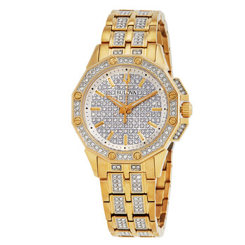Đồng hồ nữ Bulova Octava Quartz Crystal 98L302 chính hãng
