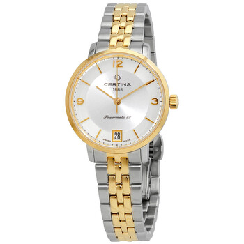 Đồng hồ nữ Certina DS Caimano Automatic mặt bạc C035.207.22.037.02 chính hãng