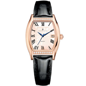 Đồng hồ nữ Christian Van Sant Gemma Quartz mặt vàng hồng CV2445 chính hãng
