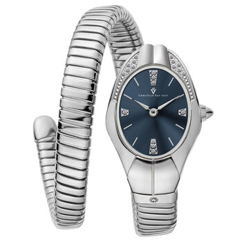 Đồng hồ nữ Christian Van Sant Naga Quartz mặt xanh CV0882 chính hãng