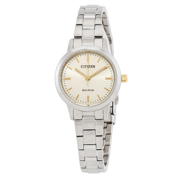 Đồng hồ nữ Citizen Eco-Drive mặt vàng EM0930-58P chính hãng