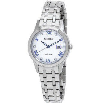 Đồng hồ nữ Citizen Eco-Drive mặt trắng FE1240-81A chính hãng