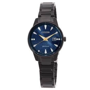 Đồng hồ nữ Citizen Eco-Drive mặt xanh EW2598-83L chính hãng