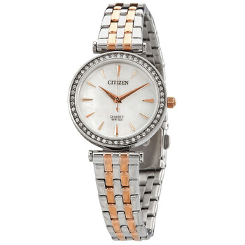 Đồng hồ nữ Citizen Quartz mặt ngọc trai ER0216-59D chính hãng