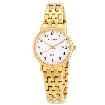 Đồng hồ nữ Citizen Quartz mặt trắng EU6093-56A chính hãng