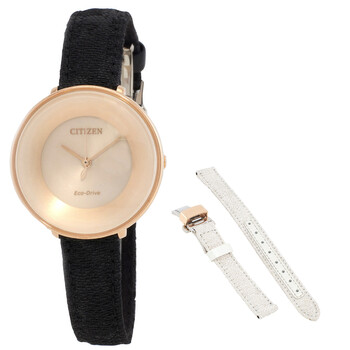 Đồng hồ nữ Citizen L Eco-Drive mặt số Champagne EM0608-42X chính hãng