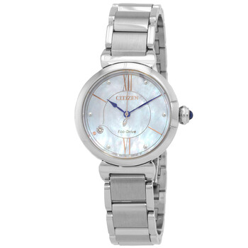 Đồng hồ nữ Citizen L Series Eco-Drive mặt ngọc trai EM1070-83D chính hãng