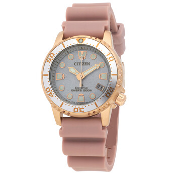 Đồng hồ nữ Citizen Promaster mặt bạc EO2023-00A chính hãng