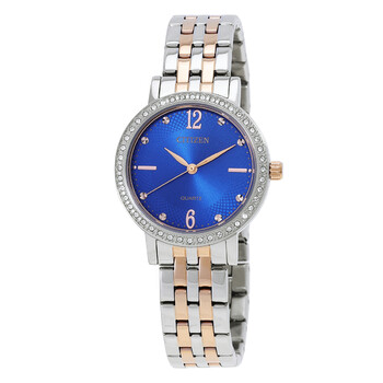 Đồng hồ nữ Citizen Quartz EL3106-59L mặt xanh hai tông màu chính hãng