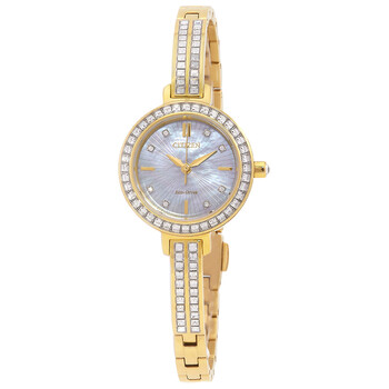 Đồng hồ nữ Citizen Silhouette Crystal Eco-Drive EM0862-56D chính hãng