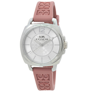 Đồng hồ nữ Coach Boyfriend Quartz mặt bạc 14503876 chính hãng