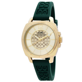 Đồng hồ nữ Coach Boyfriend Quartz mặt vàng 14504179 chính hãng