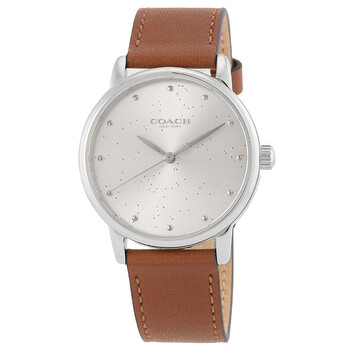 Đồng hồ nữ Coach Grand Quartz mặt bạc 14503845 chính hãng