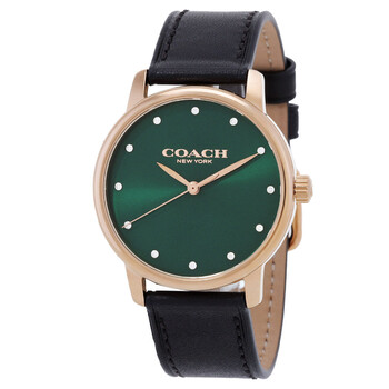 Đồng hồ nữ Coach Grand Quartz mặt số xanh 14503972 chính hãng
