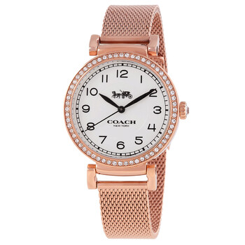 Đồng hồ nữ Coach Madison Quartz Crystal Mặt Trắng 14503398 chính hãng