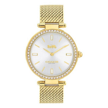 Đồng hồ nữ Coach Park Quartz Crystal Silver Dial 14504098 chính hãng