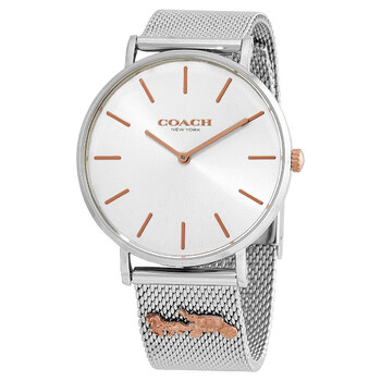Đồng hồ nữ Coach Perry Quartz mặt bạc 14503336 chính hãng