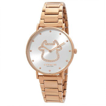 Đồng hồ nữ Coach Perry Quartz mặt bạc 14503708 chính hãng