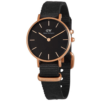 Đồng hồ nữ Daniel Wellington Classic Petite Black Cornwall DW00100247 chính hãng