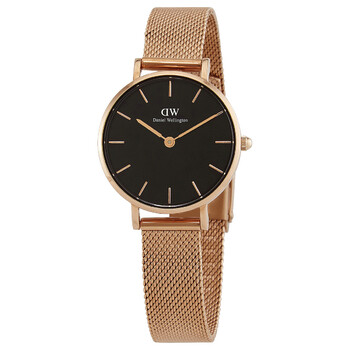 Đồng hồ nữ Daniel Wellington Petite Melrose mặt đen DW00100217 chính hãng