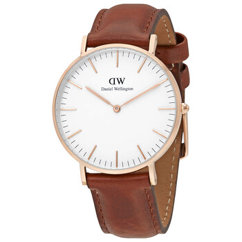 Đồng hồ nữ Daniel Wellington Classic St Mawes mặt trắng DW00100035 chính hãng
