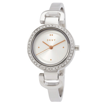 Đồng hồ nữ DKNY City Link Quartz NY2861 mặt kính bạc chính hãng