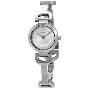 Đồng hồ nữ DKNY City mặt bạc dây thép NY2748 chính hãng