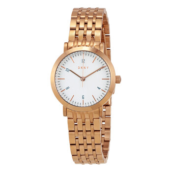 Đồng hồ nữ DKNY Minetta mặt trắng dây vàng hồng NY2511 chính hãng