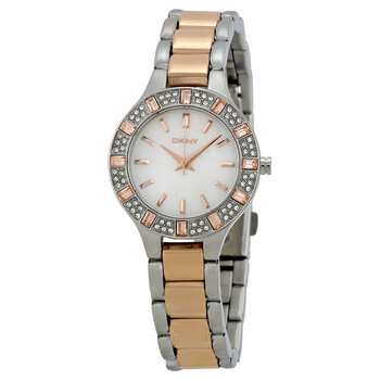 Đồng hồ nữ DKNY NY8812 mặt ngọc trai hai tông màu chính hãng