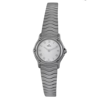 Đồng hồ Nữ Ebel Wave Quartz Mặt Bạc E9157111 chính hãng