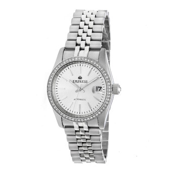 Đồng hồ nữ Empress Constance Automatic mặt số bạc EMPEM1501 chính hãng