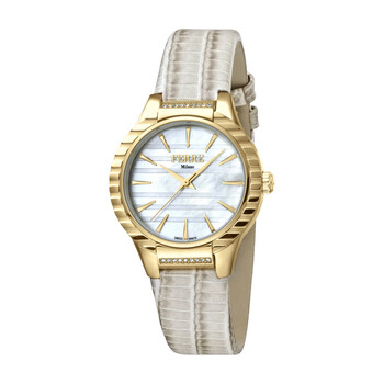 Đồng hồ nữ Ferre Milano Quartz mặt trắng FM1L114L0011 chính hãng