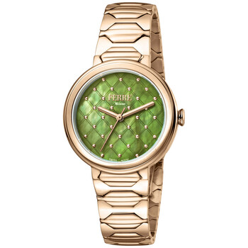 Đồng hồ nữ Ferre Milano Classic Quartz mặt xanh FM1L124M0081 chính hãng