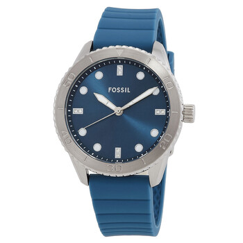 Đồng hồ nữ Fossil Dayle Quartz mặt xanh BQ3939 chính hãng