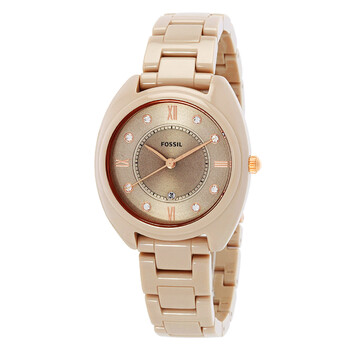 Đồng hồ nữ Fossil Gabby Quartz mặt nâu CE1110 chính hãng
