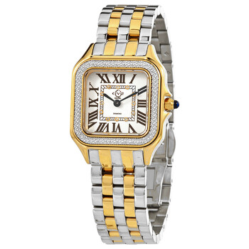 Đồng hồ nữ Gv2 By Gevril Milan Quartz mặt trắng 12113B chính hãng