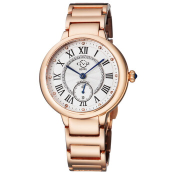Đồng hồ nữ Gv2 By Gevril Rome Quartz mặt trắng 12201B chính hãng