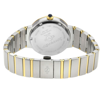 Đồng hồ nữ Gv2 By Gevril Sorrento mặt ngọc trai kim cương 12440B chính hãng