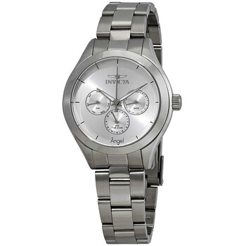 Đồng hồ nữ Invicta Angel 12465 mặt số bạc đa chức năng chính hãng
