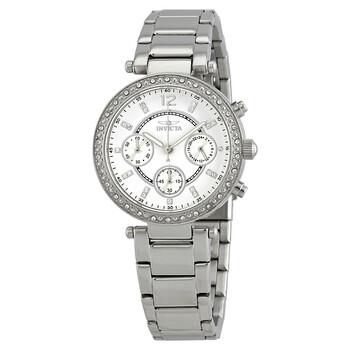 Đồng hồ nữ Invicta Angel 21386 mặt số bạc đa chức năng chính hãng