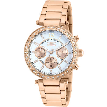 Đồng hồ nữ Invicta Angel Chronograph mặt trắng 21558 chính hãng