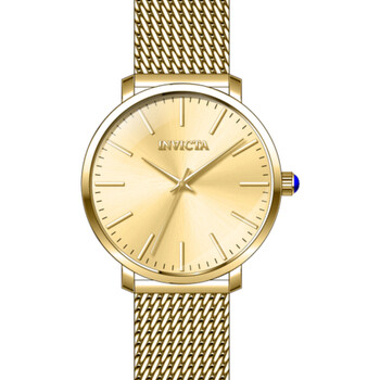 Đồng hồ nữ Invicta Angel Quartz mặt vàng 45147 chính hãng