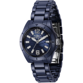 Đồng hồ nữ Invicta Ceramics Quartz mặt xanh 47315 chính hãng