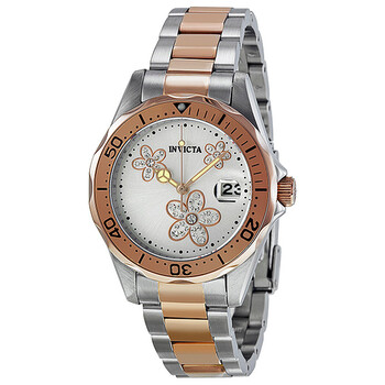 Đồng hồ nữ Invicta Pro Diver mặt bạc hai tông màu 12507 chính hãng