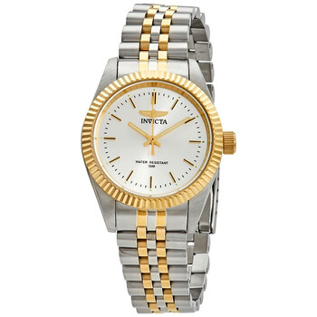 Đồng hồ nữ Invicta Specialty mặt bạc hai màu 29401 chính hãng