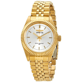 Đồng hồ nữ Invicta Specialty Quartz mặt bạc vàng 29407 chính hãng