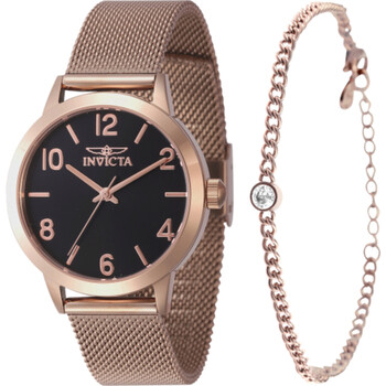 Đồng hồ nữ Invicta Wildflower Quartz mặt đen 47276 chính hãng