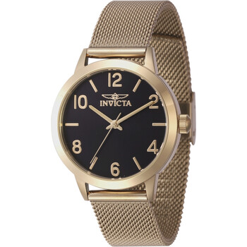 Đồng hồ nữ Invicta Wildflower Quartz mặt đen 47277 chính hãng
