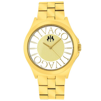 Đồng hồ nữ Jivago Fun Gold JV8414 mặt vàng chính hãng